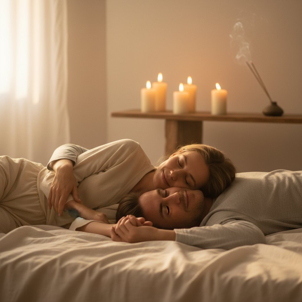 Musique 432 Hz couple méditation effets - détente après séance