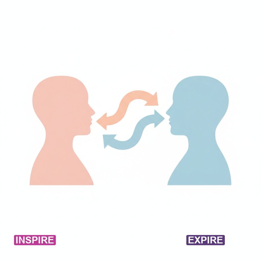 Schéma respiration alternée miroir couple exercices