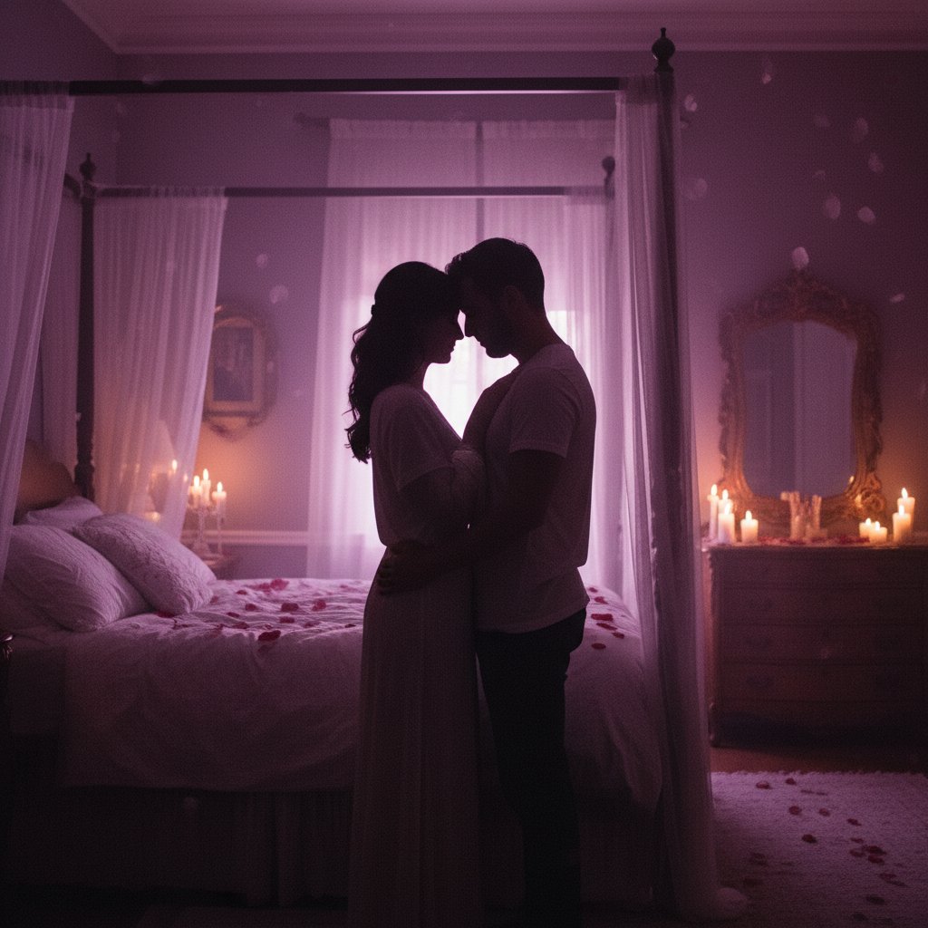 couple silencieux pendant amour signification - connexion silencieuse a la bougie