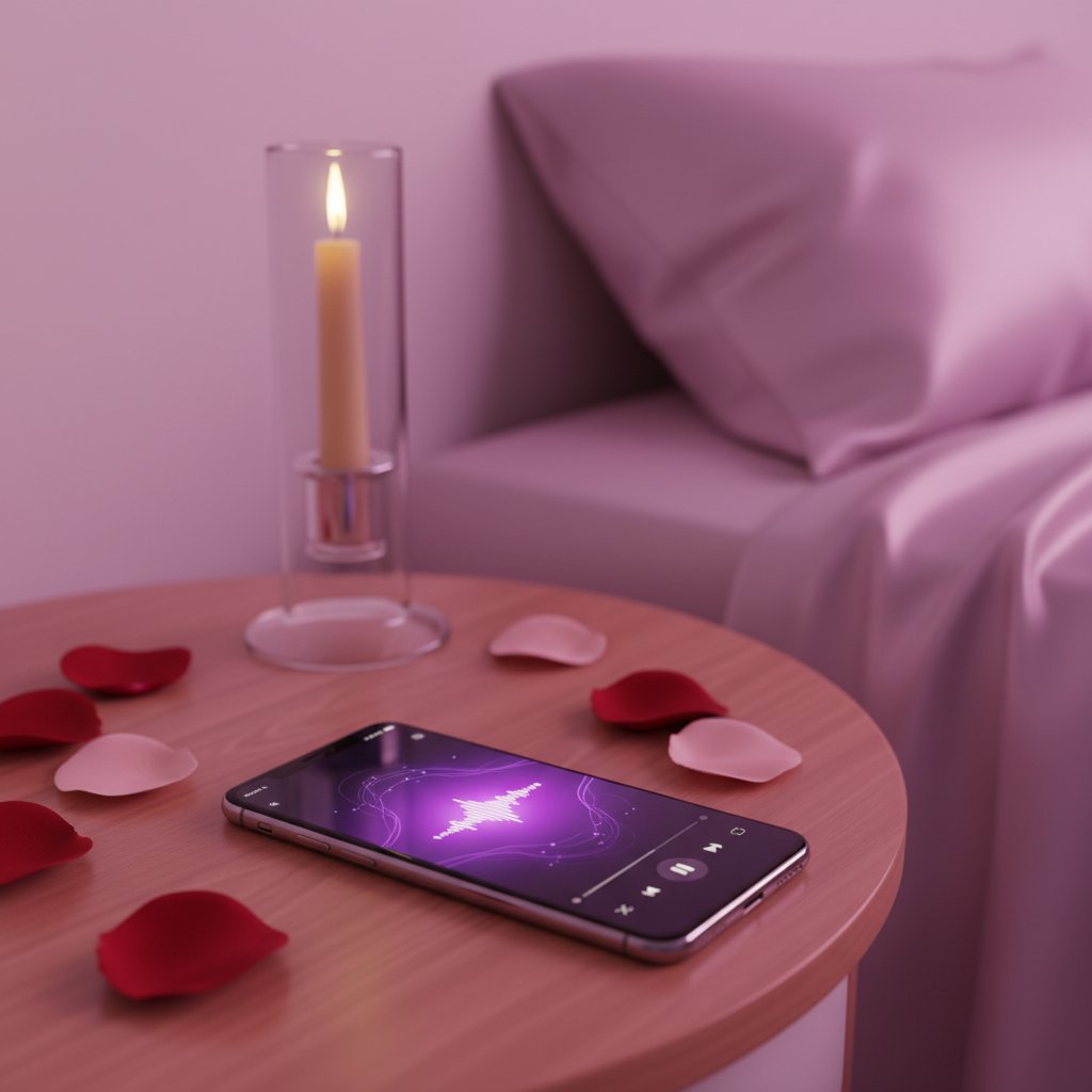 Spotify DJ AI romantique - smartphone playlist romantique