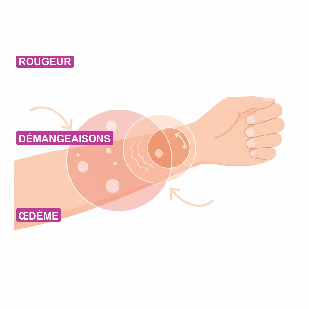 allergie huile vegetale zone intime gerer - symptomes rougeur demangeaisons