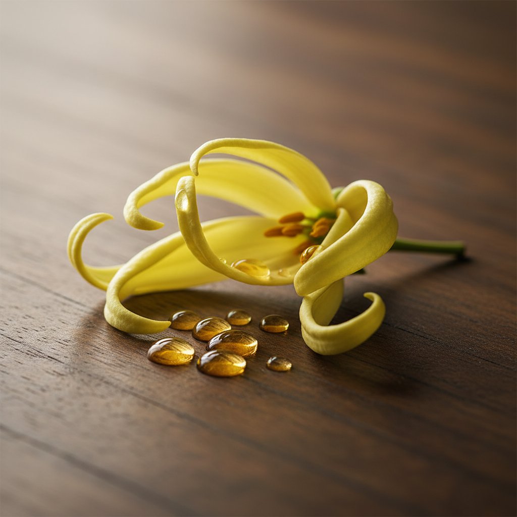 huile essentielle ylang ylang aphrodisiaque guide - fleur botanique close-up