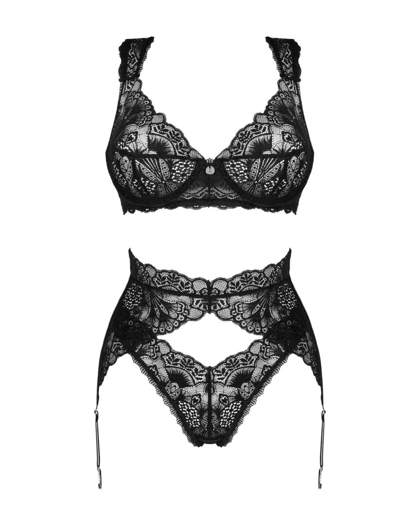 Ensemble lingerie dentelle 3 pièces Donna Dream - Obsessive – Image 7