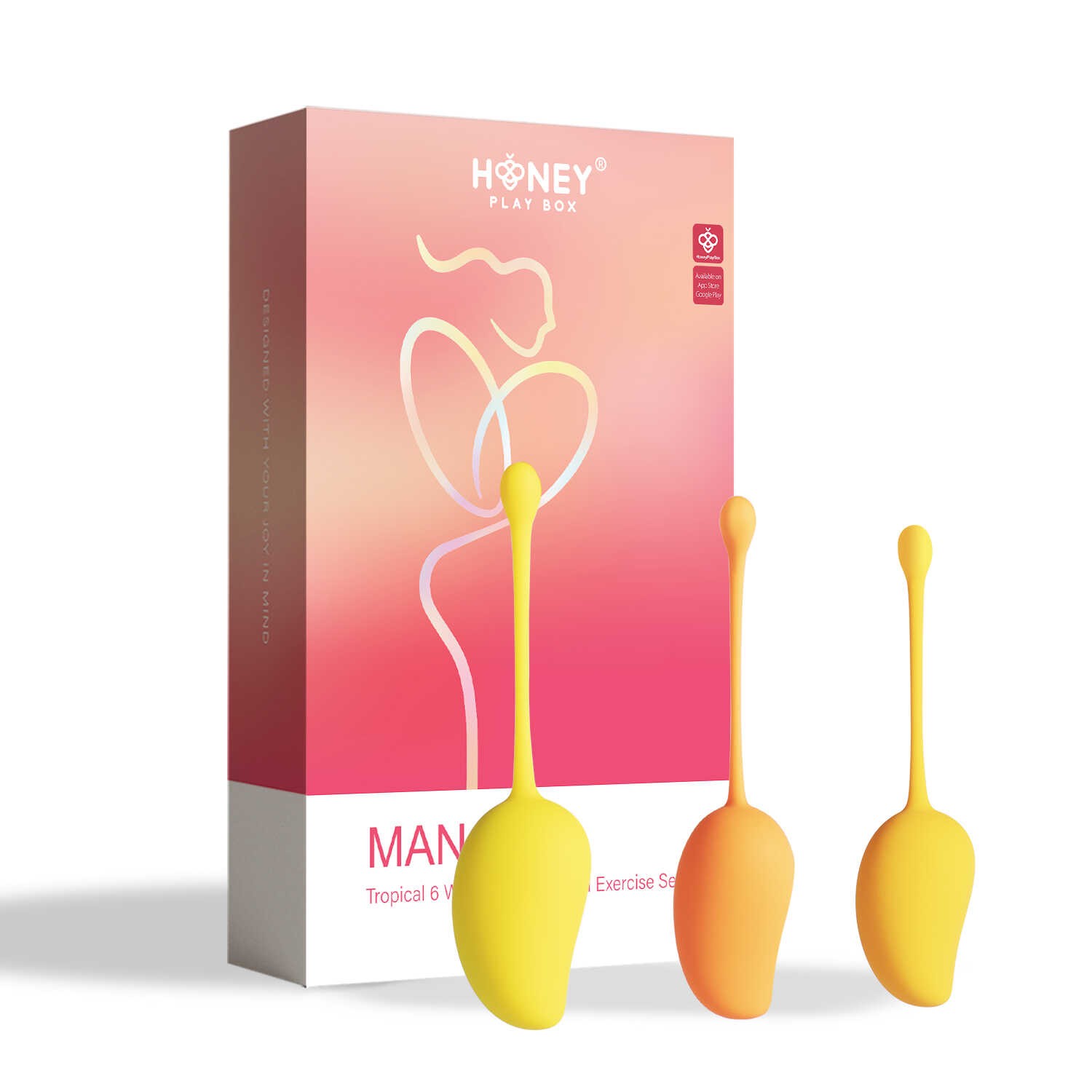 Boules de Geisha Kegel set de 6 poids - Honey Play Box