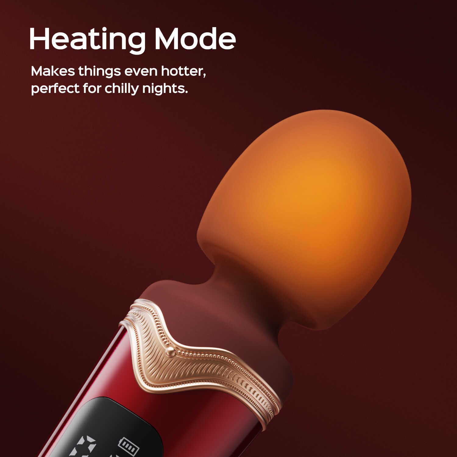 Wand masseur chauffant Stormi rechargeable - Honey Play Box – Image 5