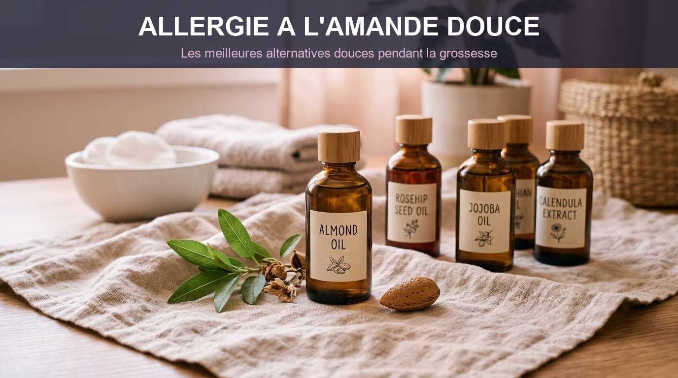 Allergie amande douce alternative grossesse - huiles vegetales douces