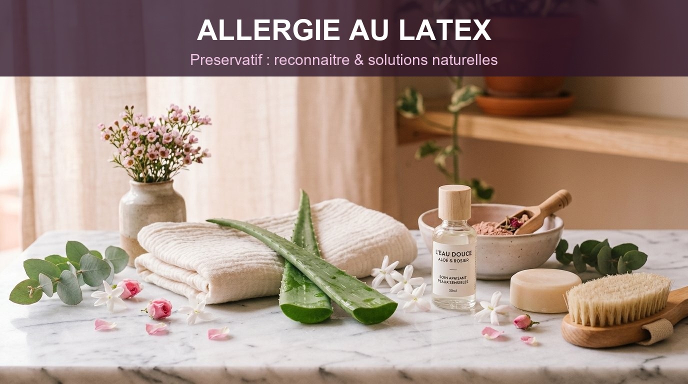 allergie latex preservatif solutions naturelles - soins apaisants