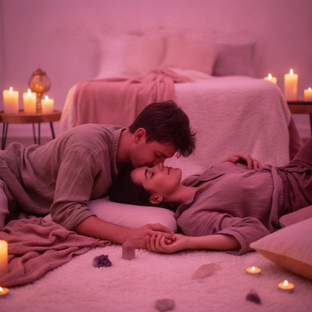coherence cardiaque couple bienfaits intimite - couple detendu et complice apres une seance de respiration