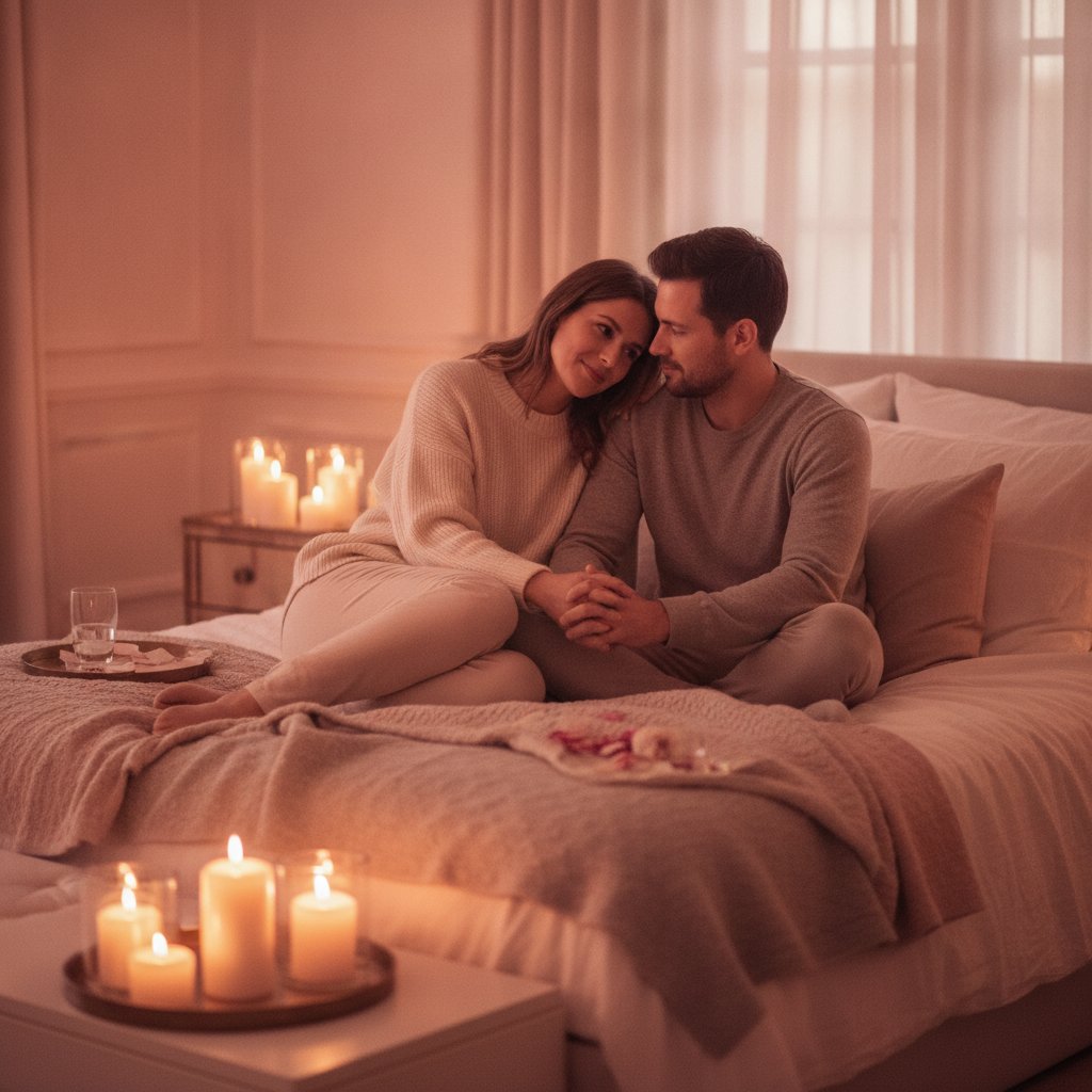 consentement massage couple poser les regles - couple qui communique avant le massage