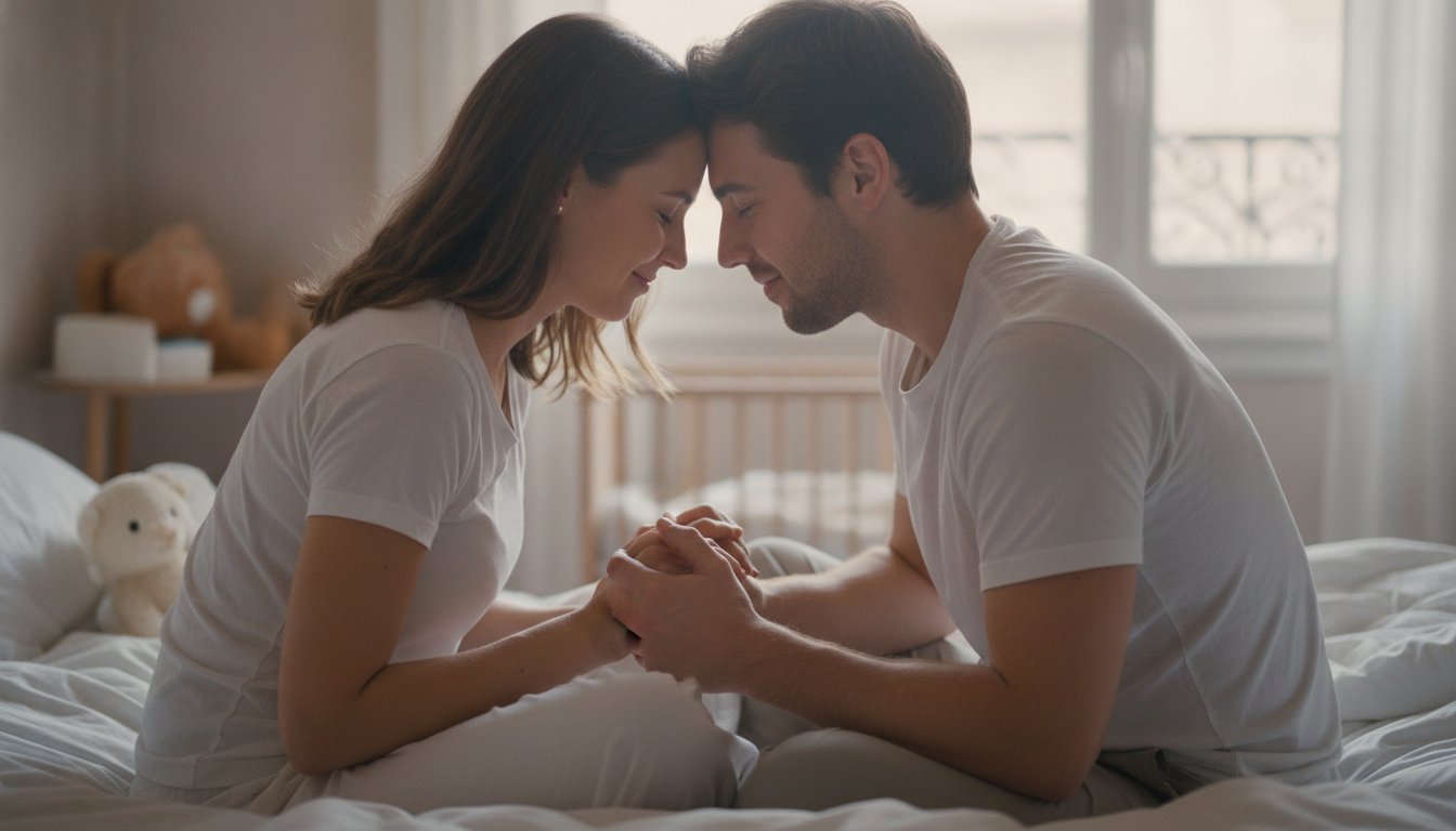 desir post-partum couple gerer - jeune couple complice apres bebe