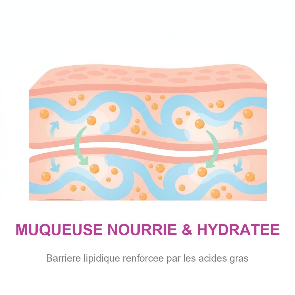 huile bourrache vulve secheresse - muqueuse nourrie et hydratee