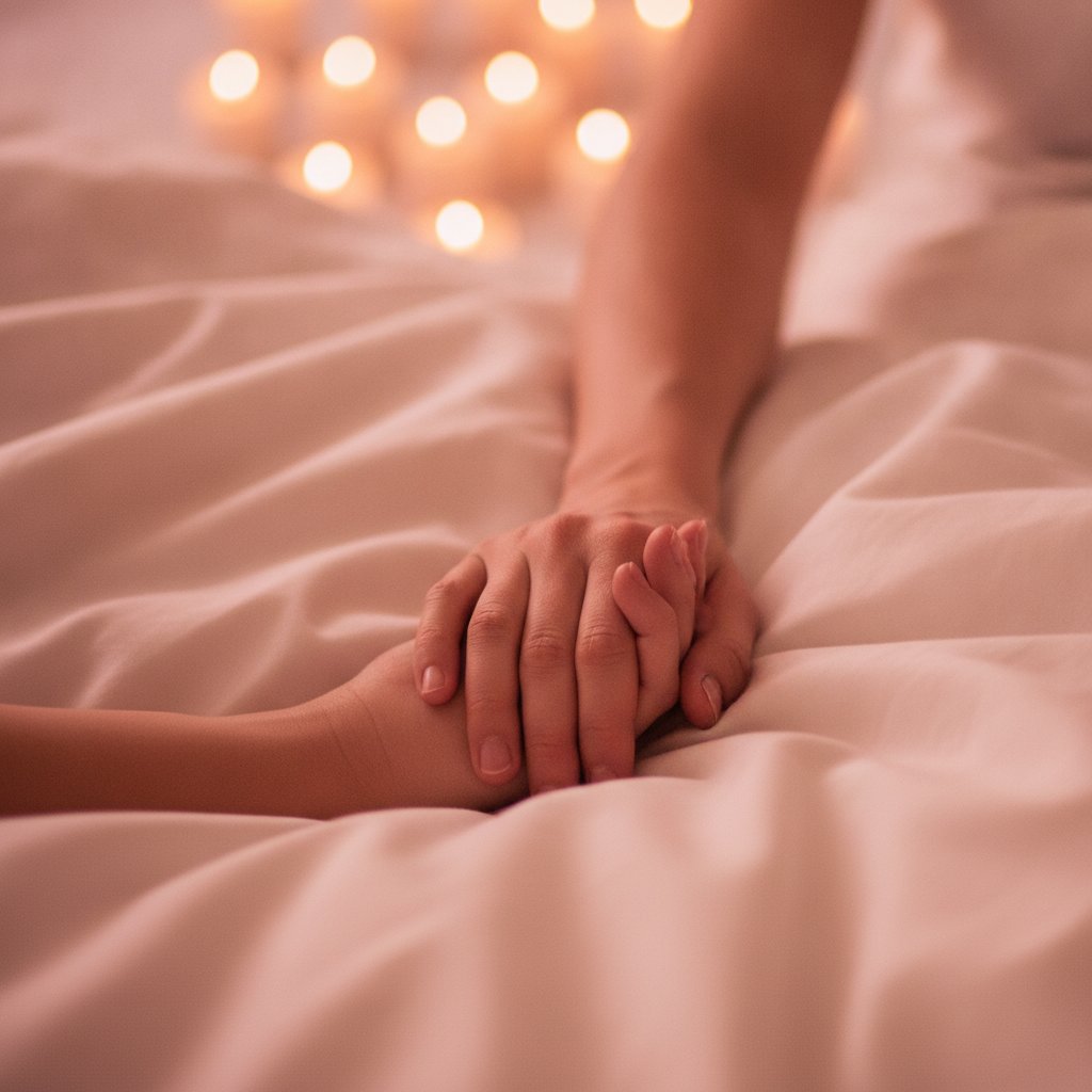 intimite emotionnelle couple - mains entrelacees tendresse