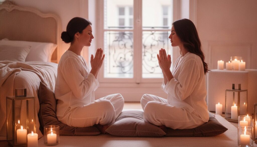 Respiration synchronisee couple yab yum exercices : le rituel secret pour vibrer a l unisson