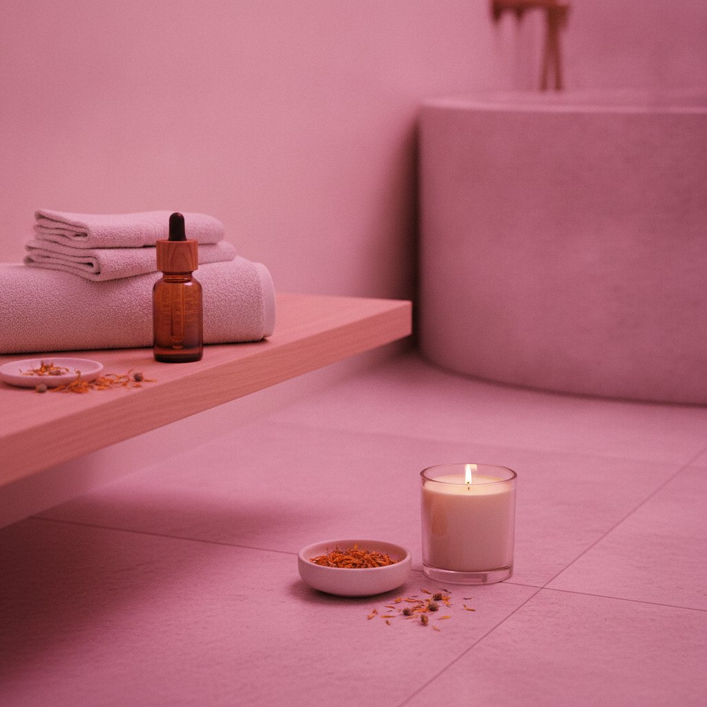 Rituel de soin doux pour apaiser la vulvodynie au quotidien avec une huile vegetale
