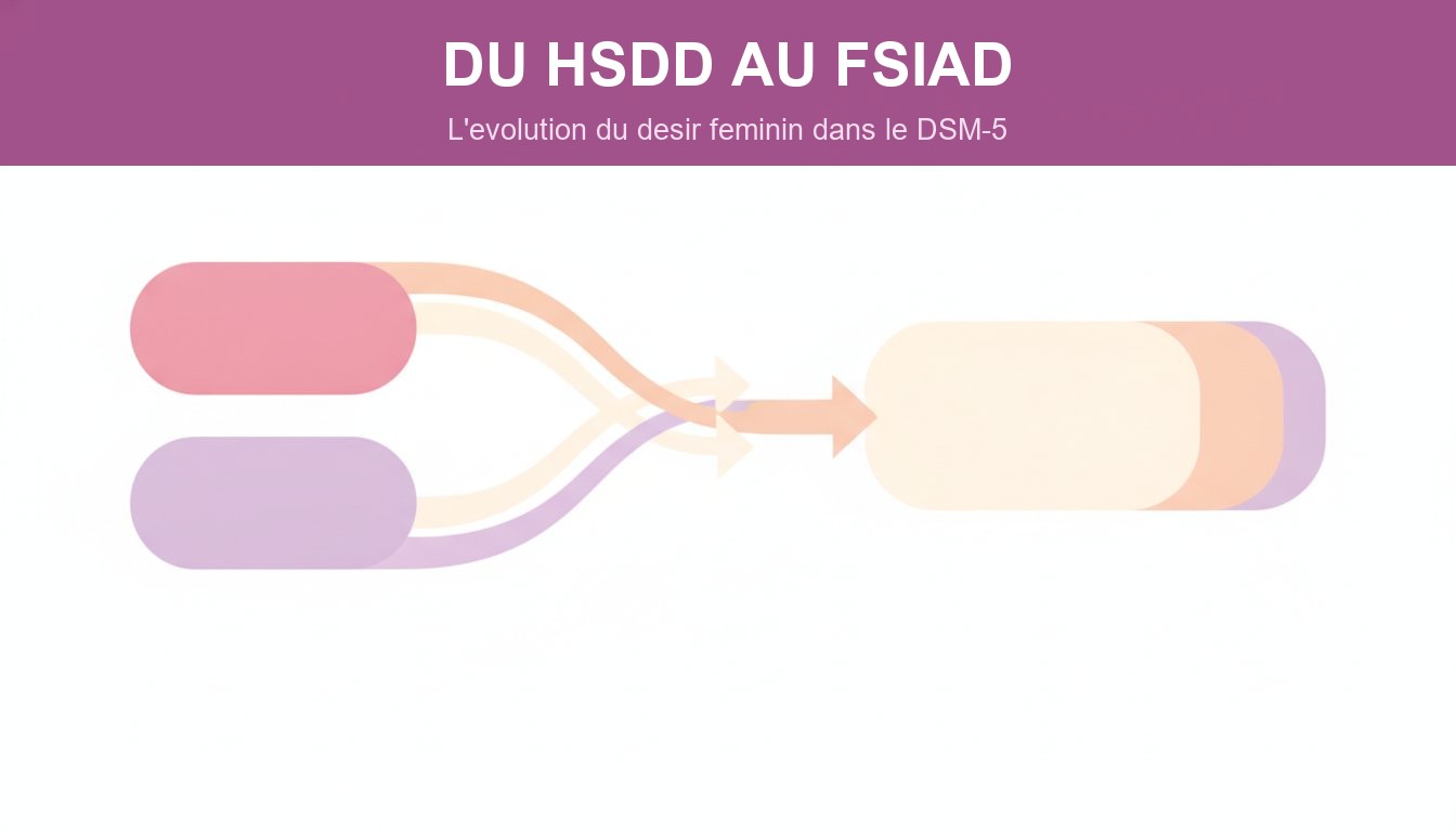 trouble desir hypoactif feminin DSM 5 evolution - du HSDD au FSIAD