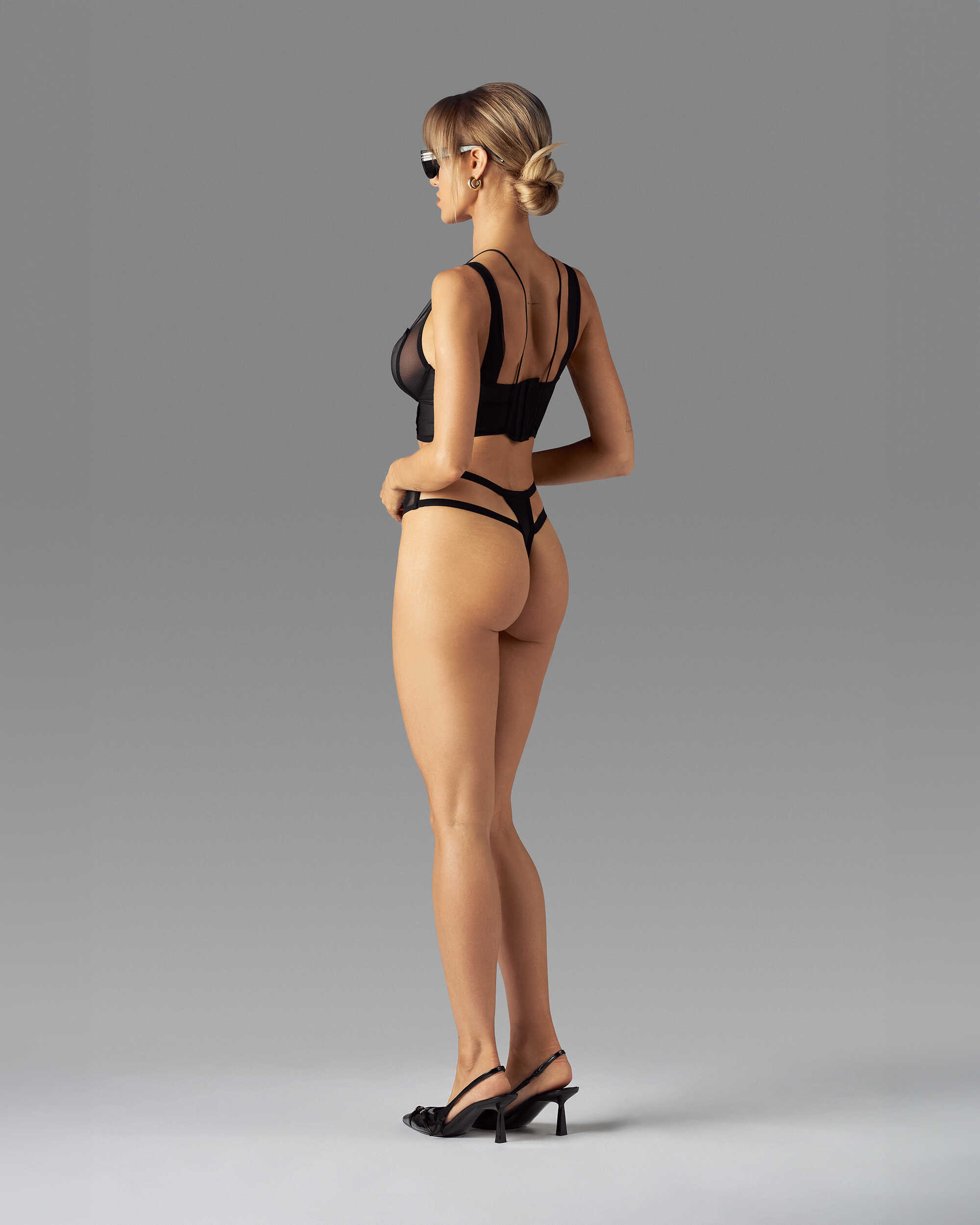 Double string résille noire Nuites - Obsessive – Image 4