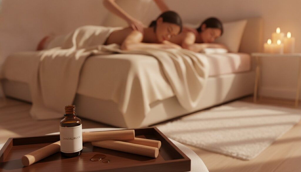 Bois de santal : le secret d’un massage sensuel en couple