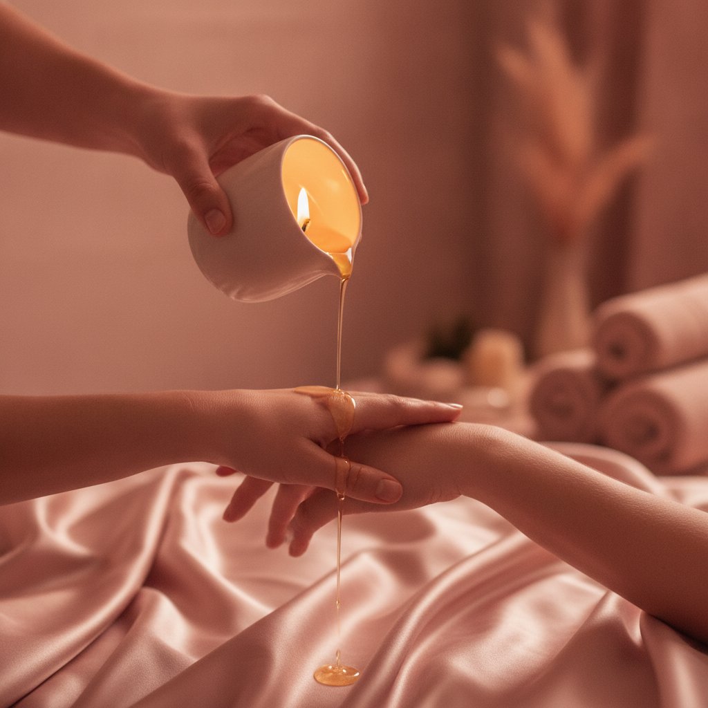 Cire de soja sans OGM filière européenne guide - massage à la bougie huile tiède