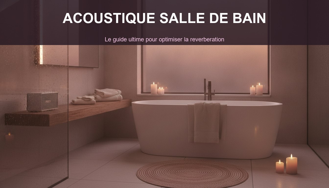 Acoustique salle de bain reverberation optimiser - salle de bain cocooning
