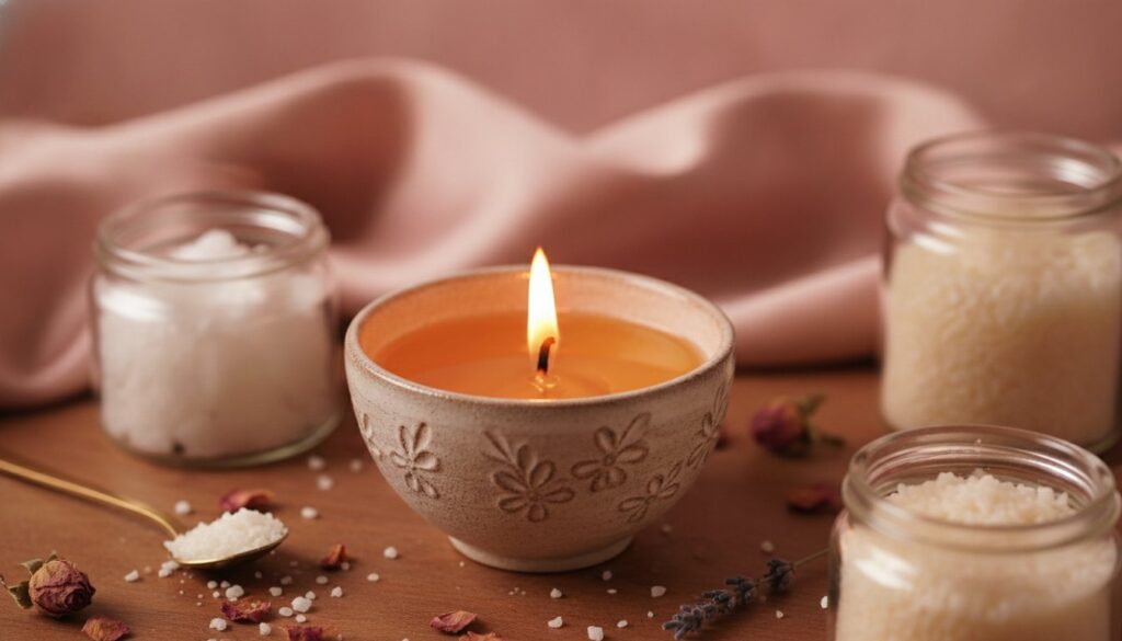 Huile de coco fractionnée : bougie de massage maison, le guide ultime