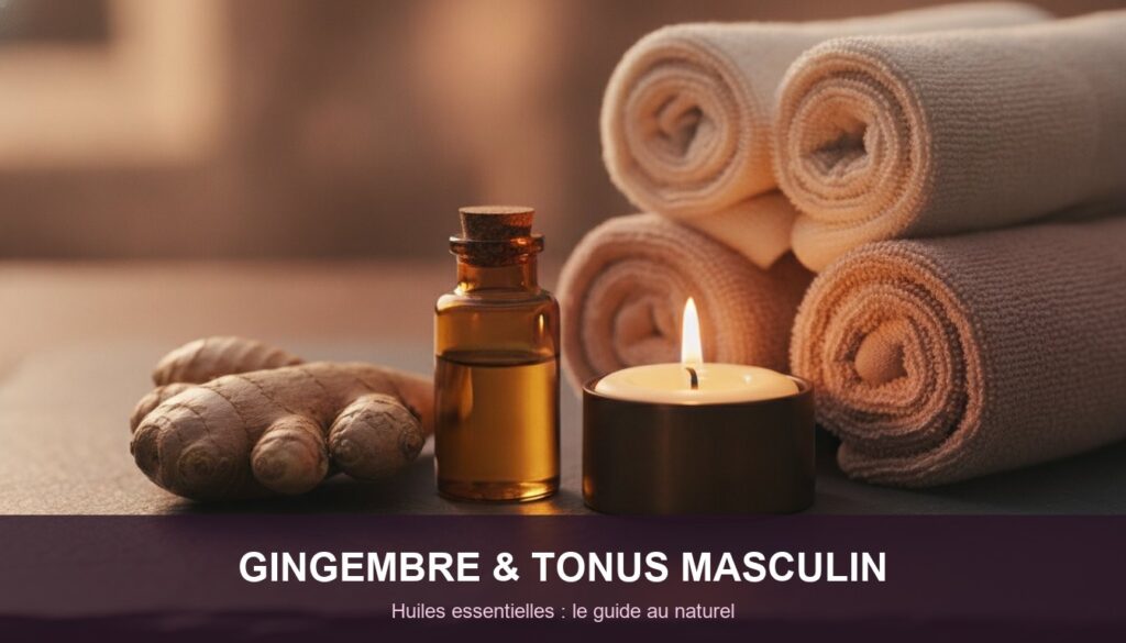 Huile essentielle gingembre tonus masculin : le guide naturel