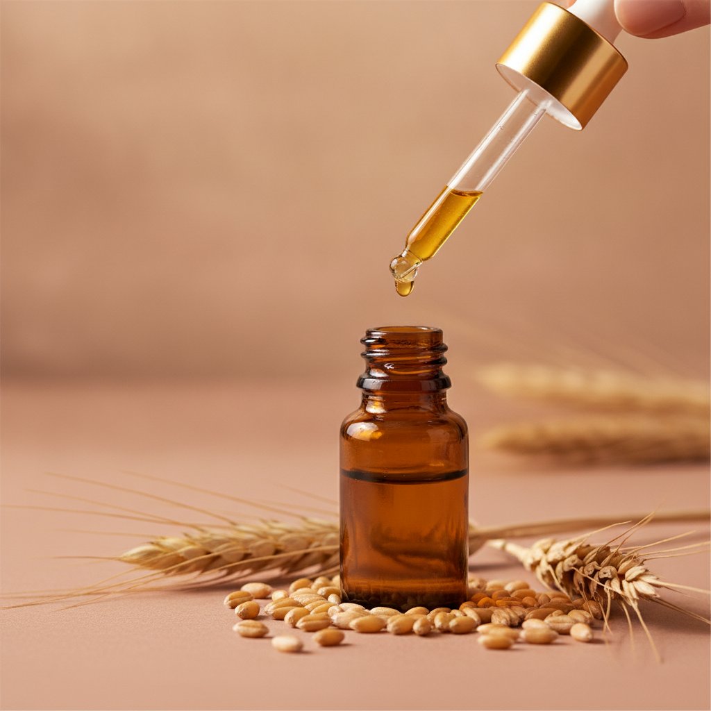 huile germe ble cosmetique avantages intime - goutte d'huile riche en vitamine E