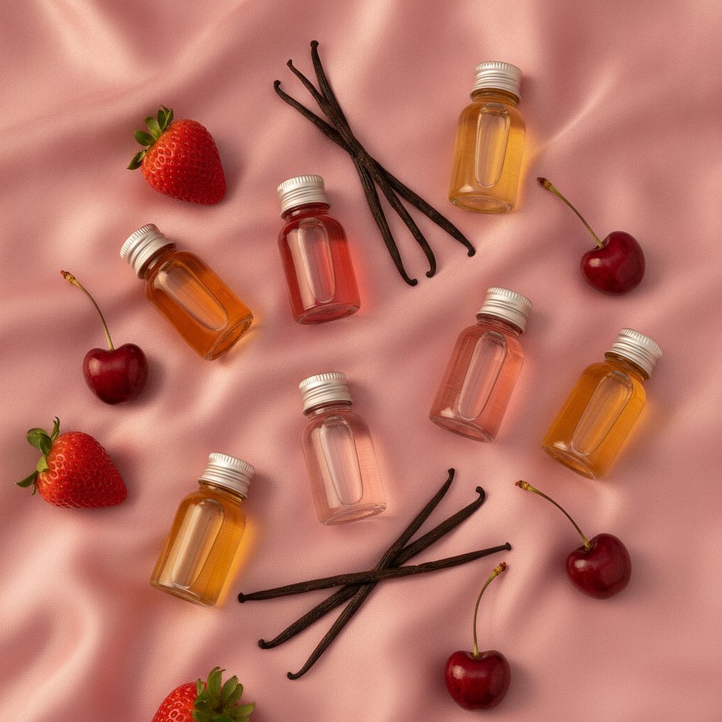 huile de massage chauffante comestible avis - saveurs gourmandes fraise cerise vanille