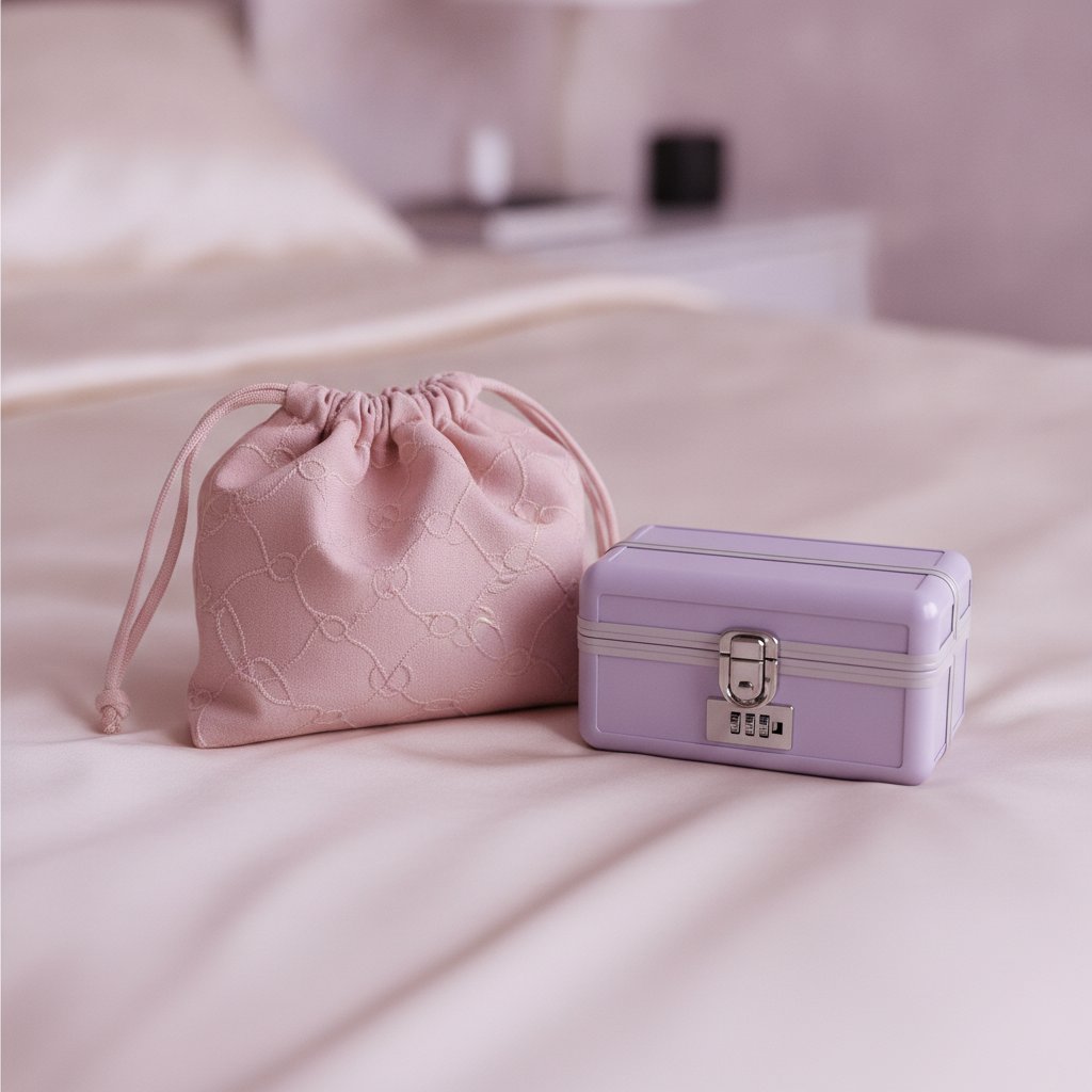 cacher sextoy enfants ados securite chambre - pochette de rangement discrete