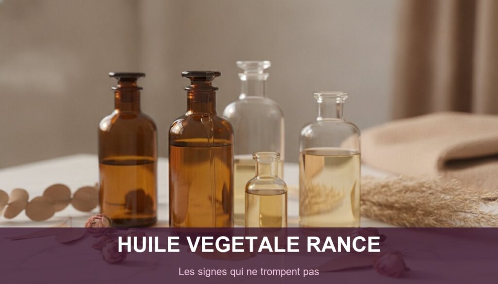 Rancissement de l’huile végétale : 4 signes pour identifier une huile rance