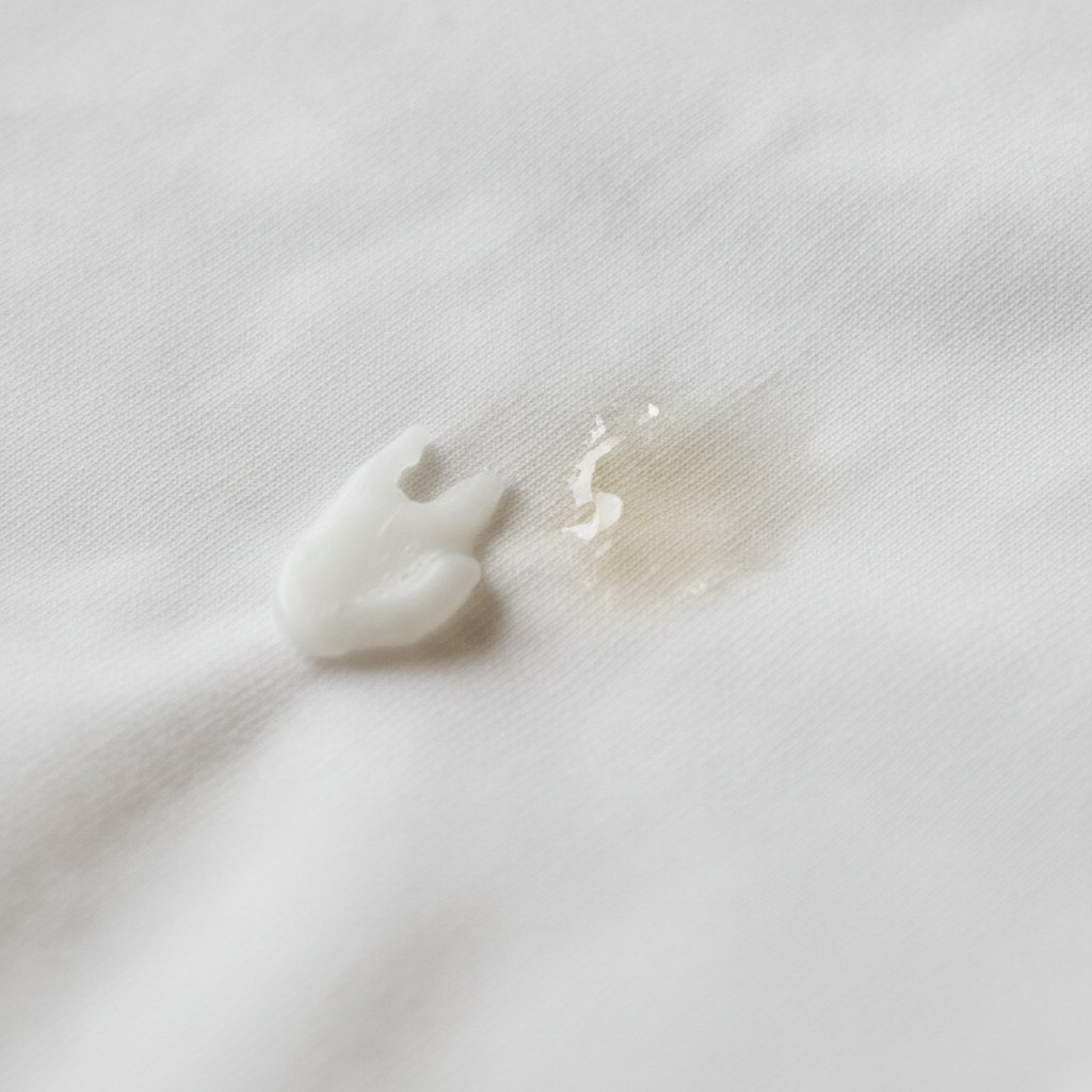 bougie massage tache draps nettoyer astuces - tache de cire et auréole grasse sur drap blanc