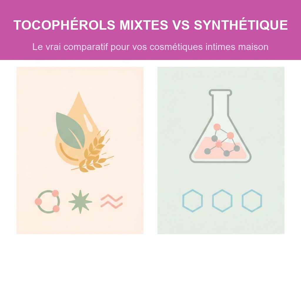 tocopherols mixtes vs synthetique cosmetique difference - comparatif naturel synthetique