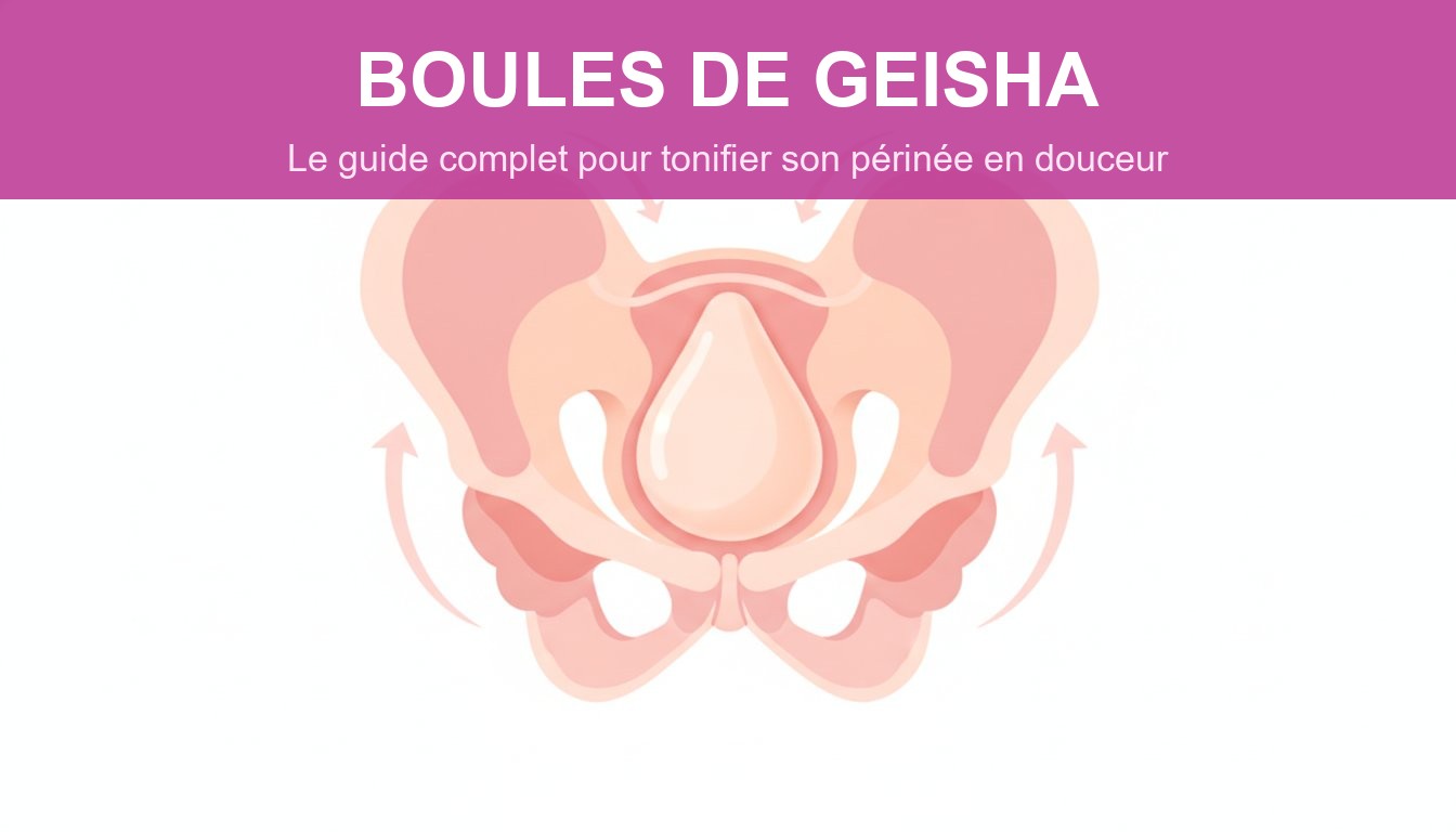 Boules de geisha tonifier perinee guide - illustration anatomique du perinee