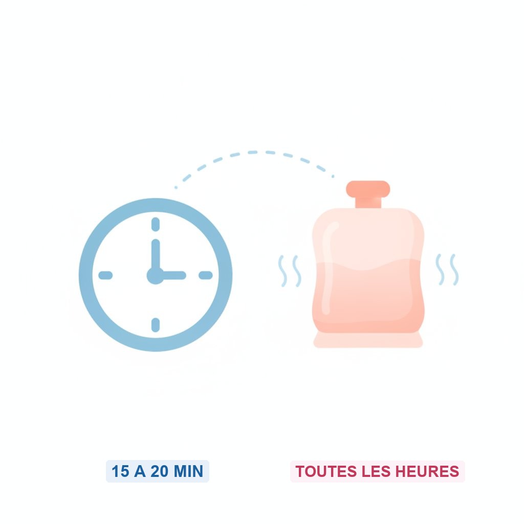 Compresse froide périnée post accouchement - durée et fréquence d'application recommandées