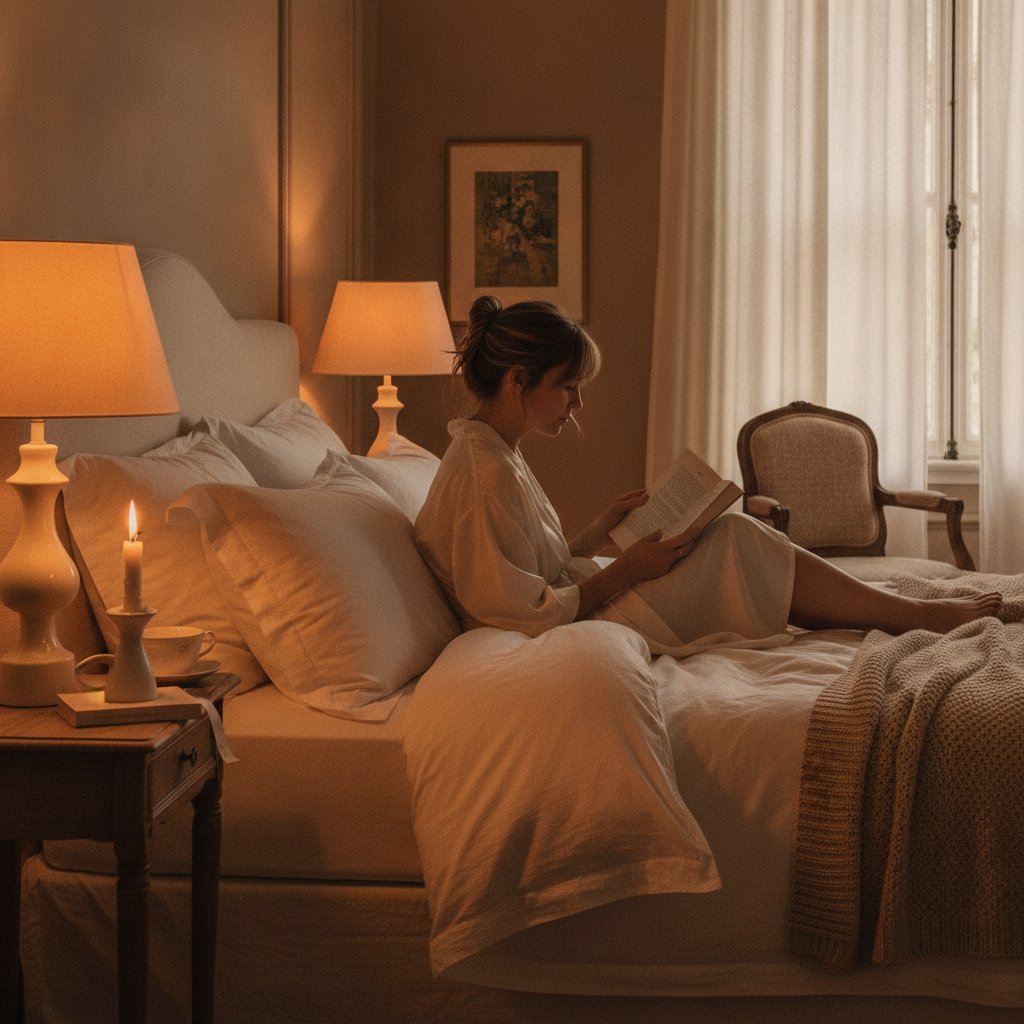 Couleur lumière chambre effet humeur psychologie - lumière ambrée relaxante