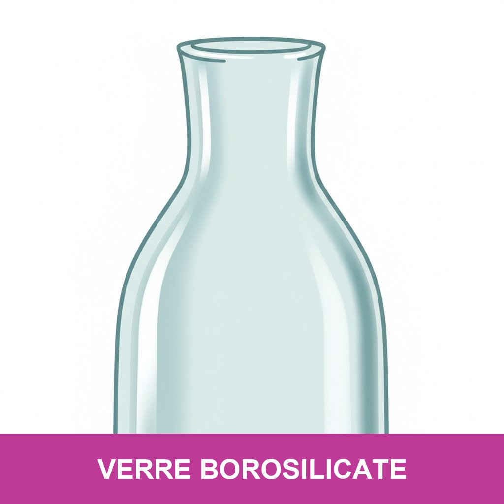 Matériau sextoy silicone ABS verre guide choix - verre borosilicate hygiène