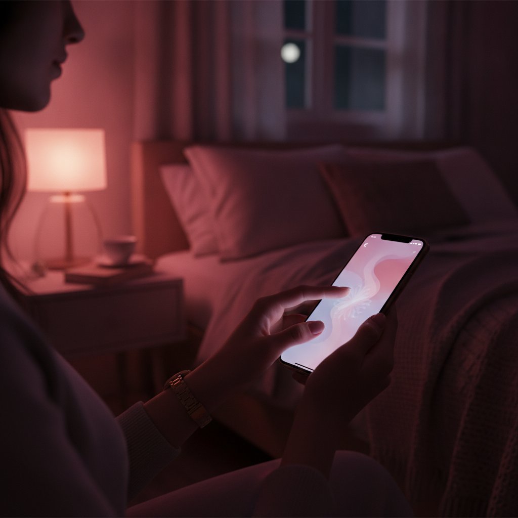 Minuterie lumière chambre à coucher automatique - programmation via application smartphone le soir