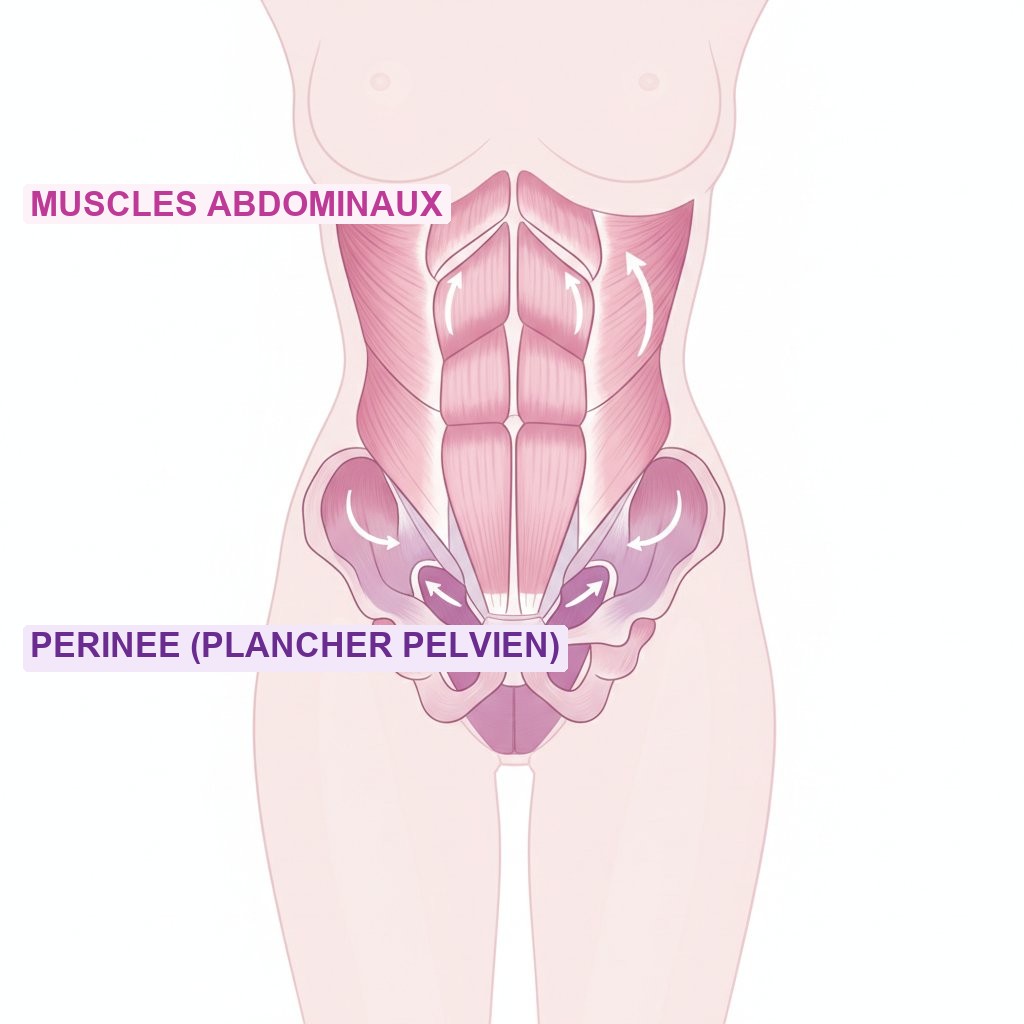 Perifit avis appareil reeducation perinee connecte - anatomie du perinee et des abdominaux
