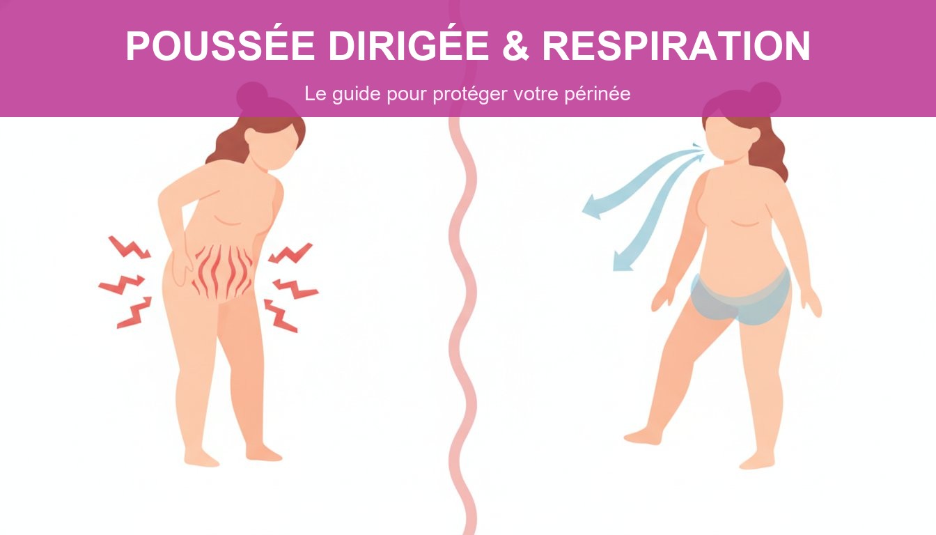 Poussee dirigee respiration accouchement perinee - comparaison des deux techniques