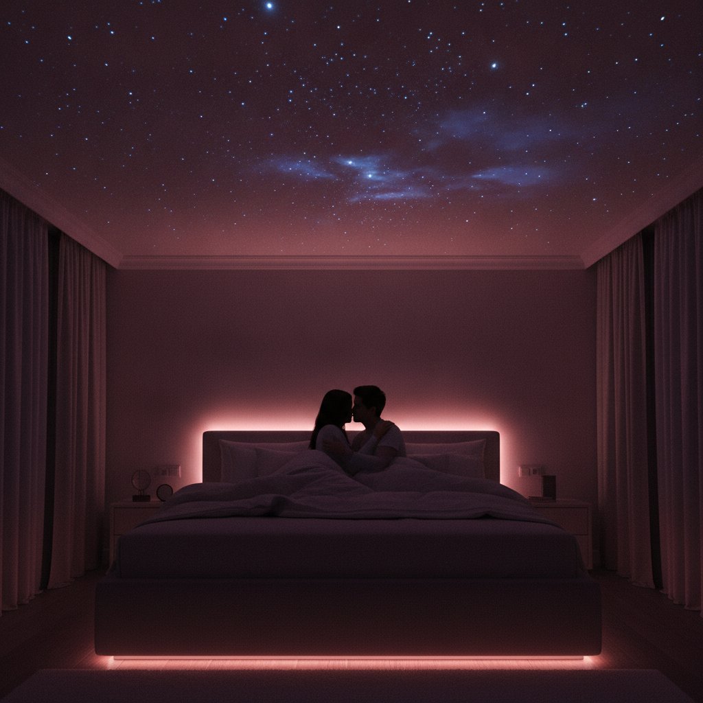 Projecteur ciel etoile chambre couple avis - couple sous ciel etoile en chambre
