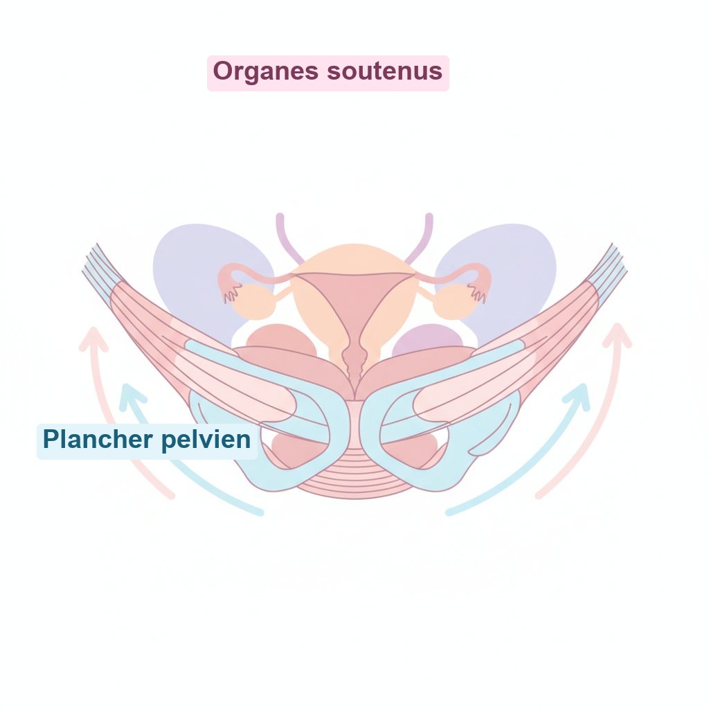 prolapsus descente organes prevention perinee guide - anatomie du plancher pelvien