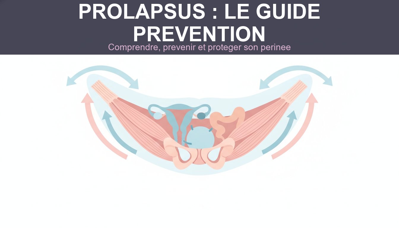 prolapsus descente organes prevention perinee guide - anatomie du plancher pelvien
