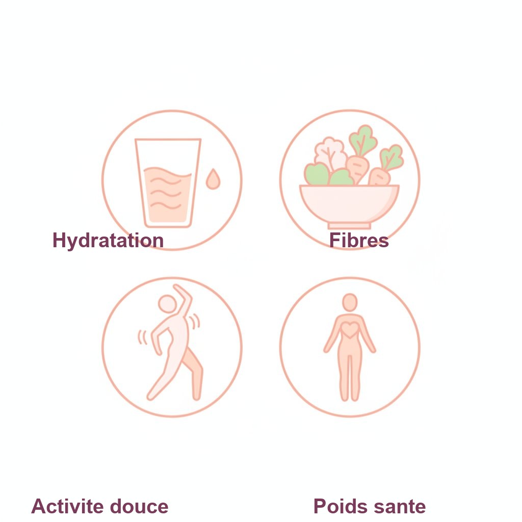 prolapsus descente organes prevention perinee guide - habitudes de vie protectrices