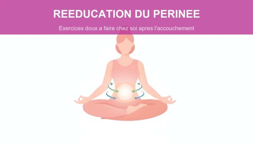 Rééducation du périnée post-partum : le guide des exercices à faire à la maison