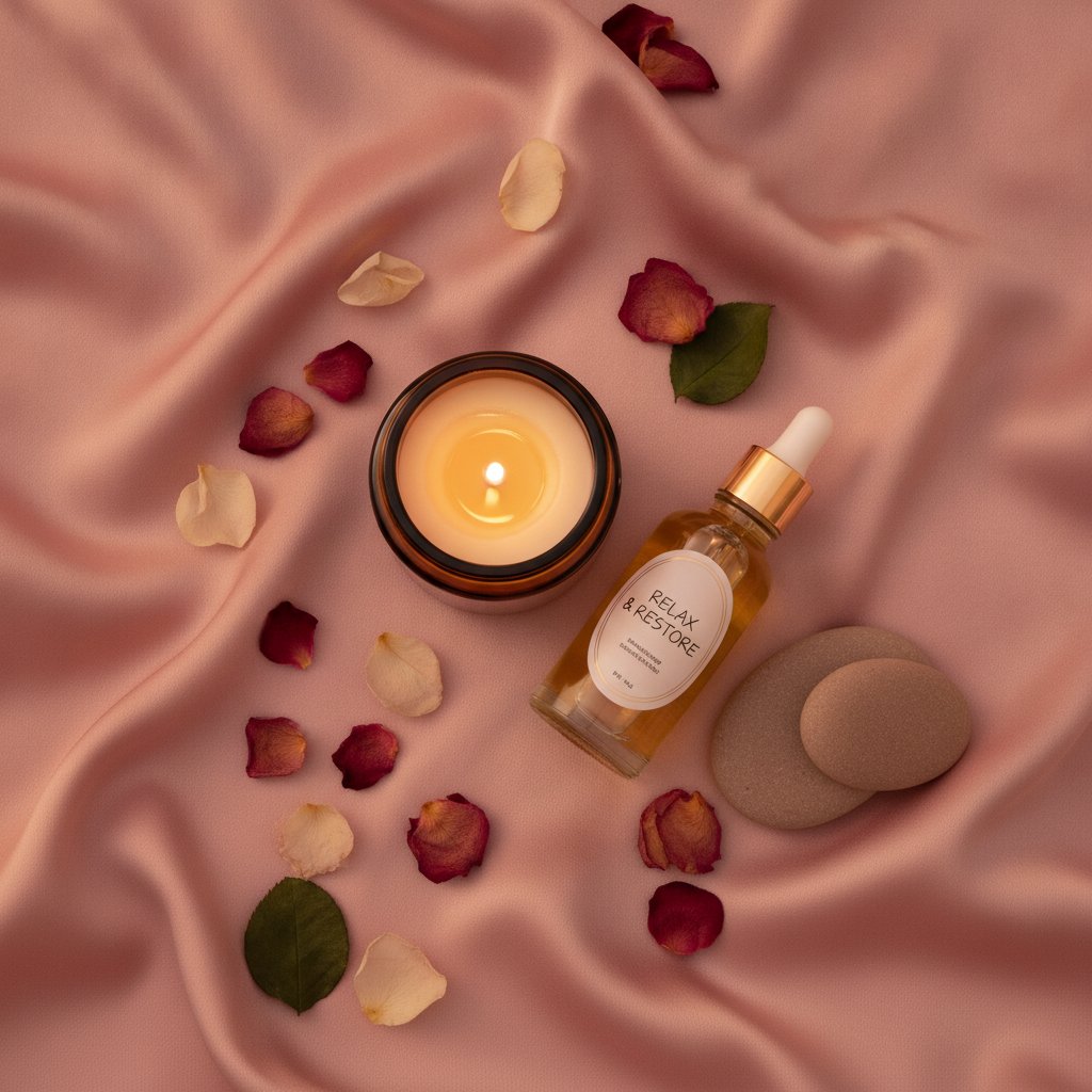 préliminaires méditatifs couple pratique - rituel bougie et huile de massage