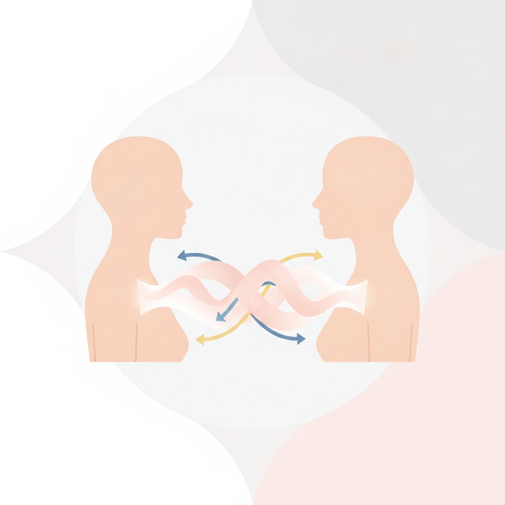 Souffle conscient préliminaires couple guide - schéma de la respiration synchronisée entre partenaires