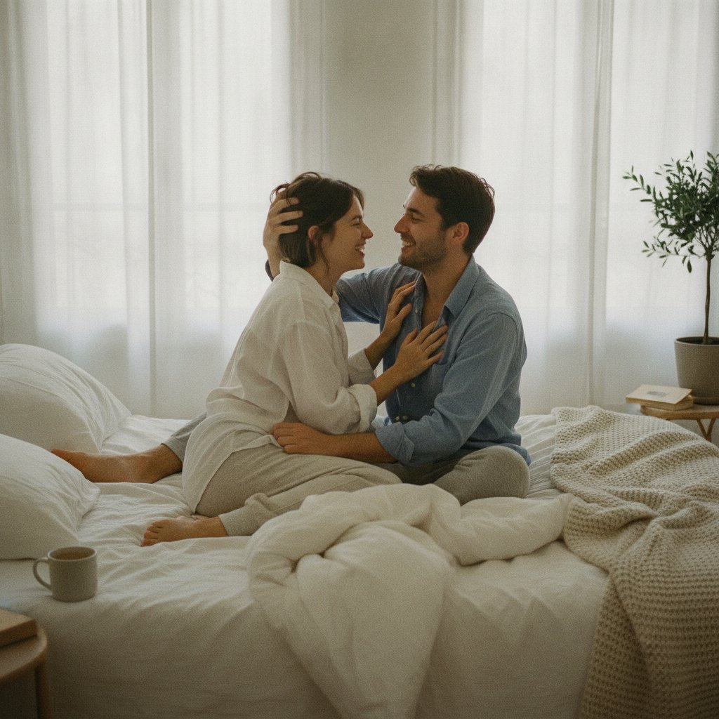 Allaitement et sexualite - complicite de couple au reveil