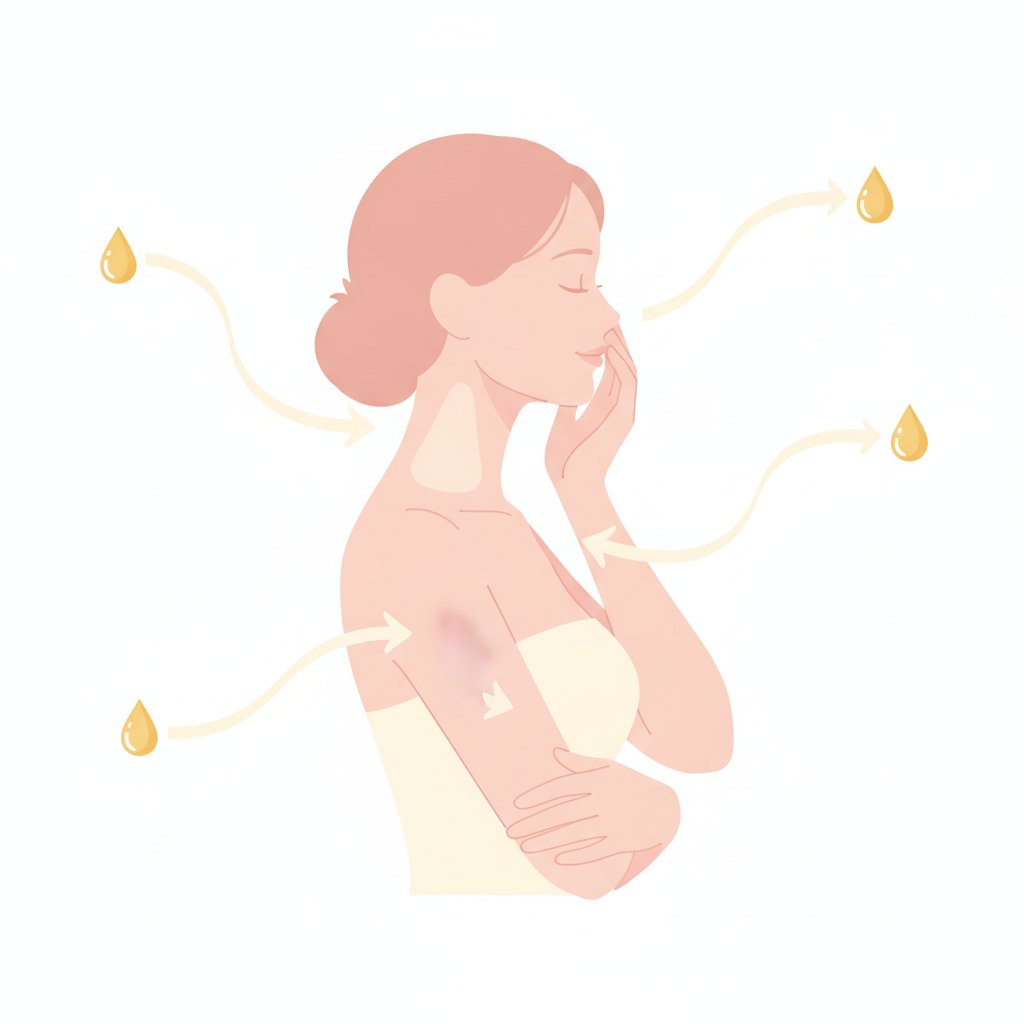 Huile de colza vierge - application cosmétique sur le corps et le visage