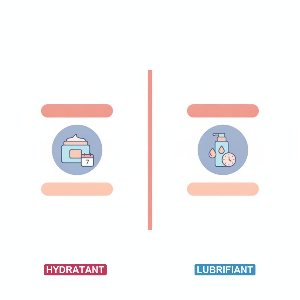 Hydratant vaginal - différence entre usage régulier et usage ponctuel