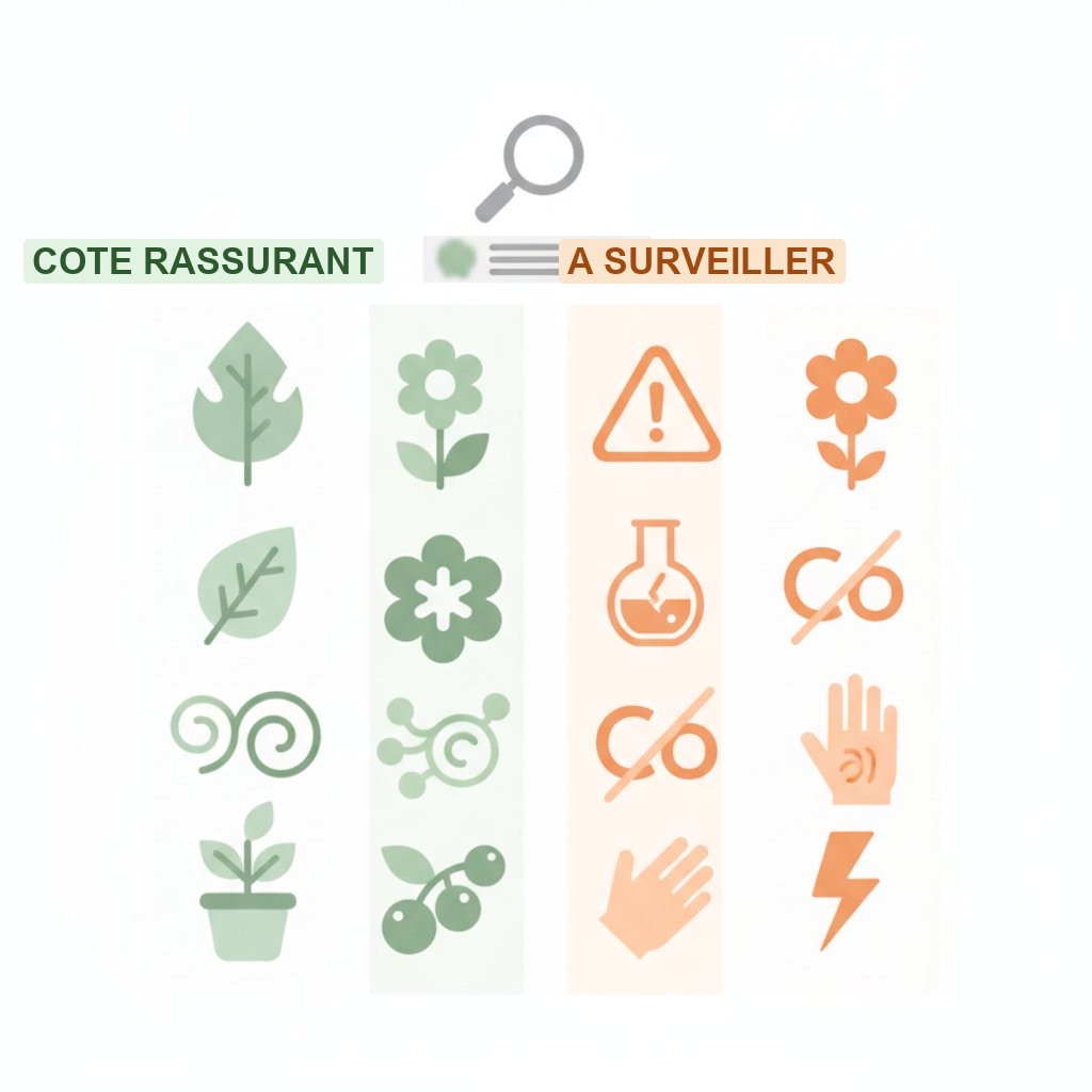 Liste INCI cosmetique intime - ingredients a privilegier et a surveiller