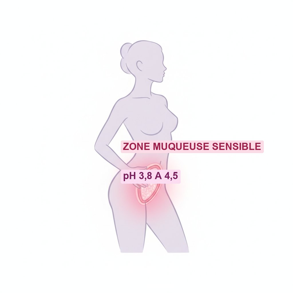 Zone intime muqueuse sensible et pH - pourquoi decrypter la liste INCI cosmetique